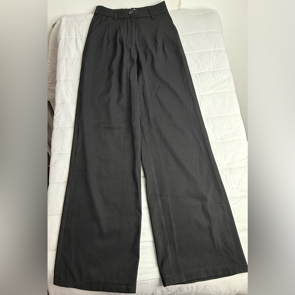 Princess Polly Black Wide-Leg Jumpsuit - Picture 8 of 8